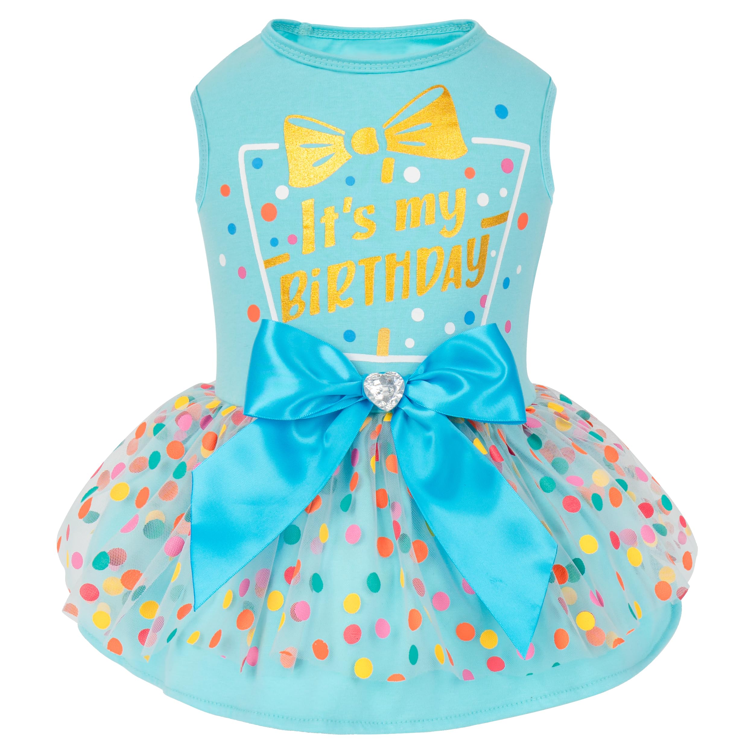 cyeollo Comfy Dog Dress for Medium Breeds XL Birthday Color – Petocart